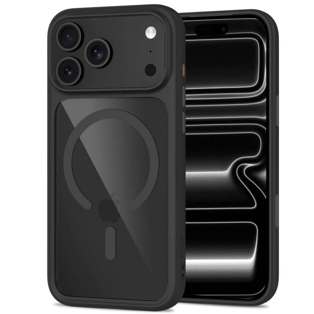 Etui Tech-Protect na iPhone 18 Pro Max / 17 Pro Max - przezroczysto-czarne – zdjęcie 3