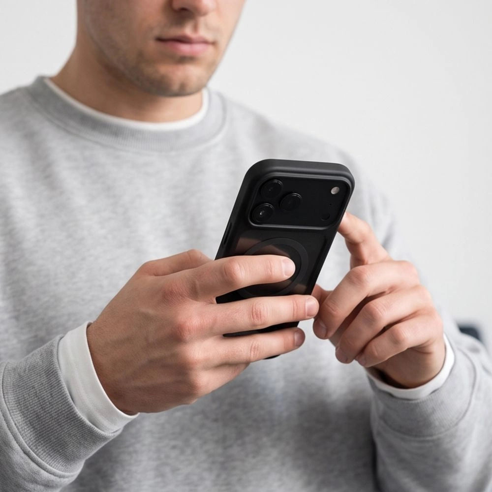 Etui Tech-Protect na iPhone 18 Pro Max / 17 Pro Max - przezroczysto-czarne – zdjęcie 8