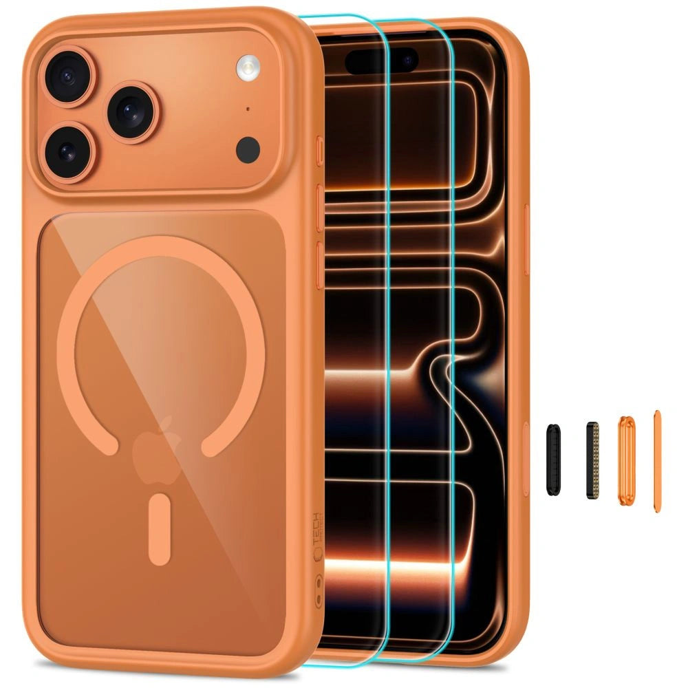 Etui Tech-Protect MagOne CC MagSafe + Szkło hartowane na iPhone 18 Pro Max