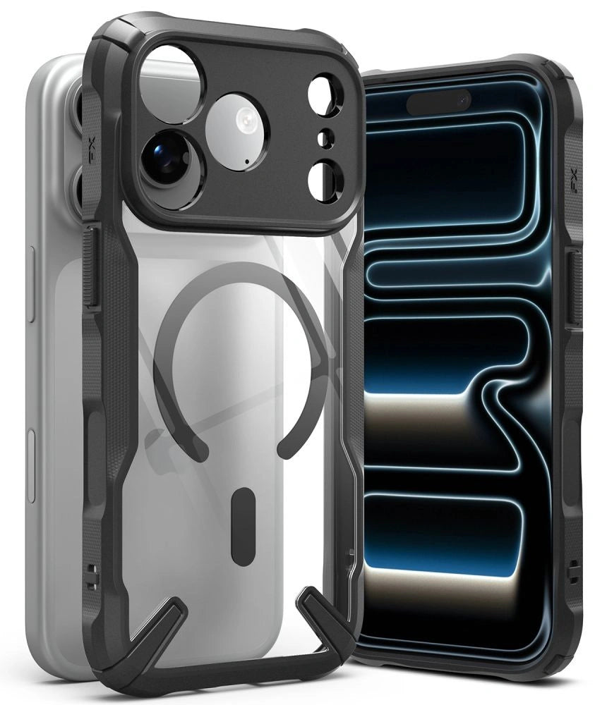 Etui Ringke Fusion X Magnetic MagSafe na iPhone 18 Pro / 17 Pro - czarne
