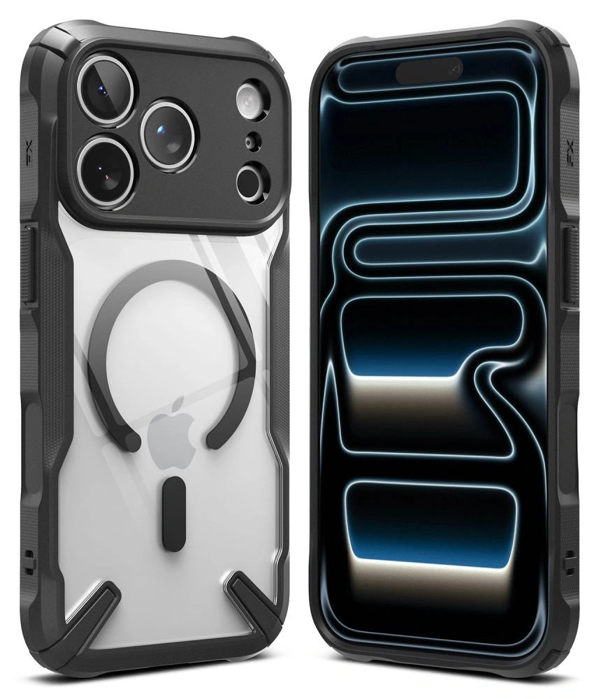 Etui Ringke Fusion X Magnetic MagSafe na iPhone 18 Pro / 17 Pro - czarne – zdjęcie 2