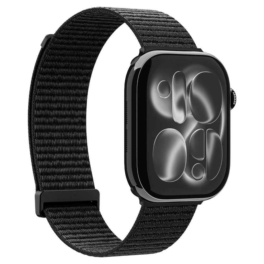 Pasek Spigen WBF01 Band na Apple Watch 44 / 45 / 46 / 49 mm - czarny – zdjęcie 2