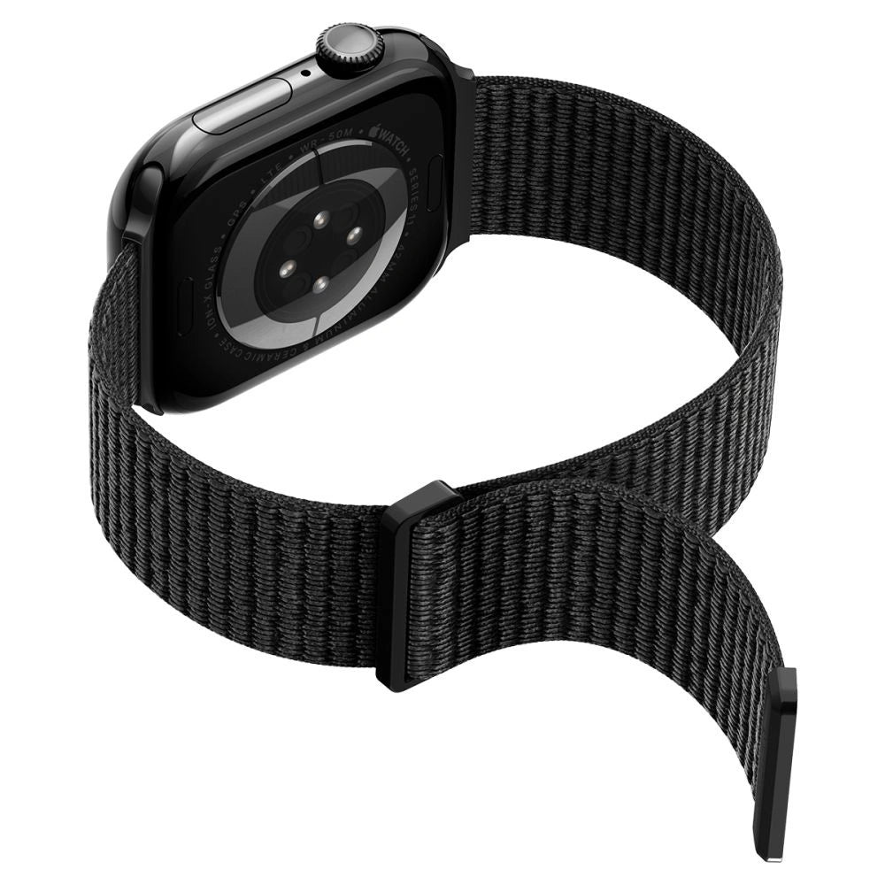 Pasek Spigen WBF01 Band na Apple Watch 44 / 45 / 46 / 49 mm - czarny – zdjęcie 4