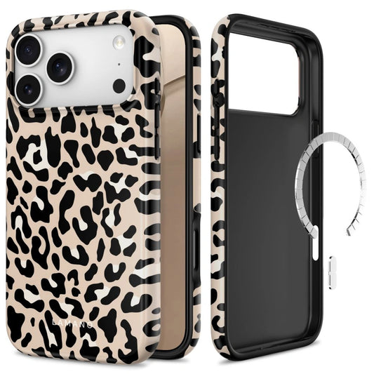 Etui Tech-Protect Lamano na iPhone 18 Pro Max / 17 Pro Max - beżowo-czarne