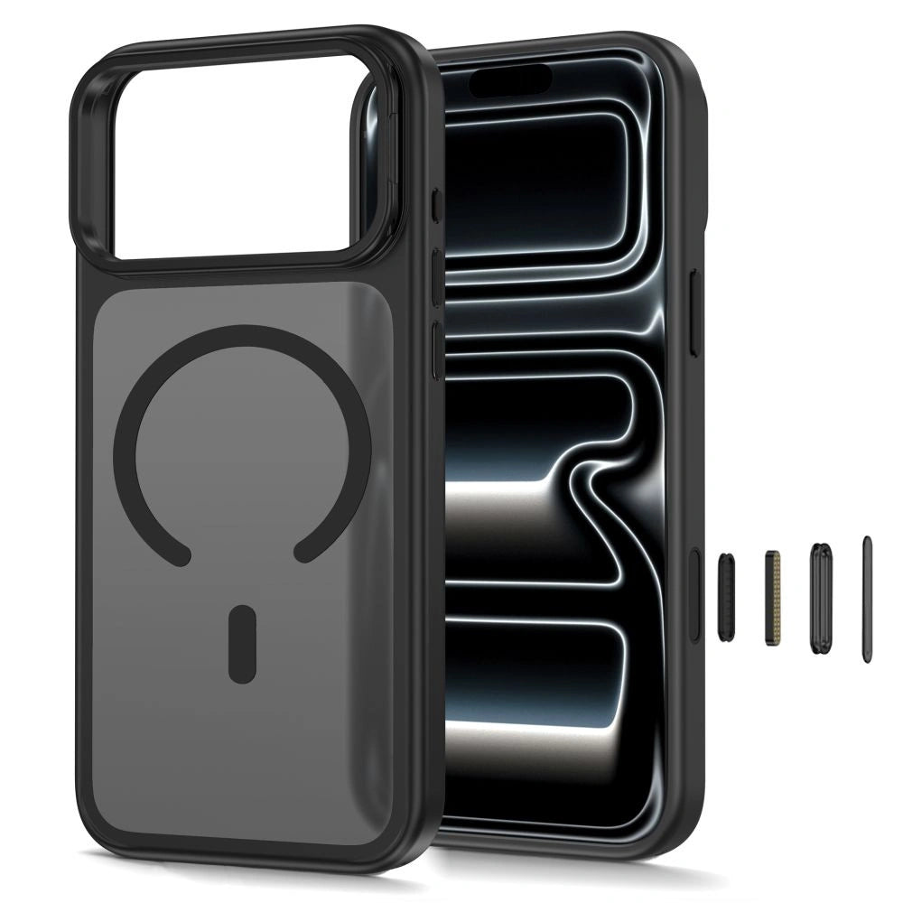 Etui Tech-Protect MagStand na iPhone 18 Pro / 17 Pro - czarne matowe – zdjęcie 2