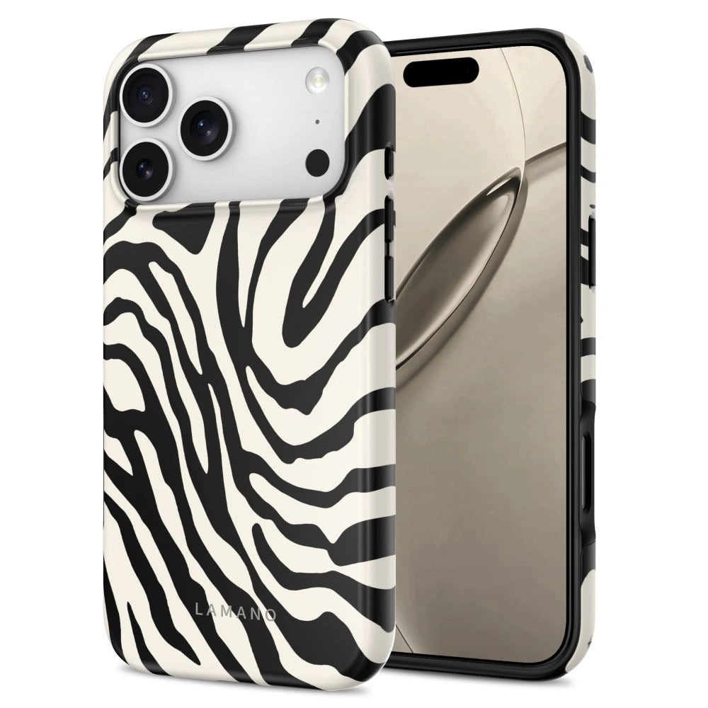 Etui Tech-Protect Lamano na iPhone 18 Pro Max / 17 Pro Max - biało-czarne – zdjęcie 2