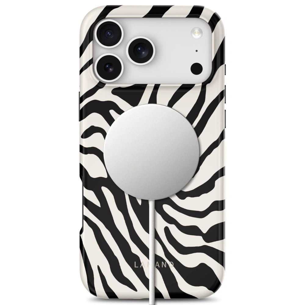 Etui Tech-Protect Lamano na iPhone 18 Pro Max / 17 Pro Max - biało-czarne – zdjęcie 4