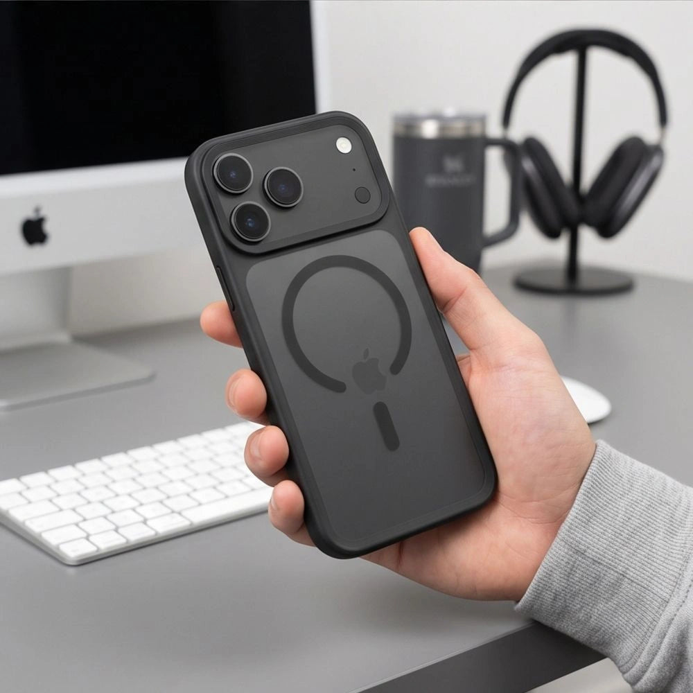 Etui Tech-Protect Magmat Magsafe na iPhone 18 Pro / 17 Pro - czarne matowe – zdjęcie 7