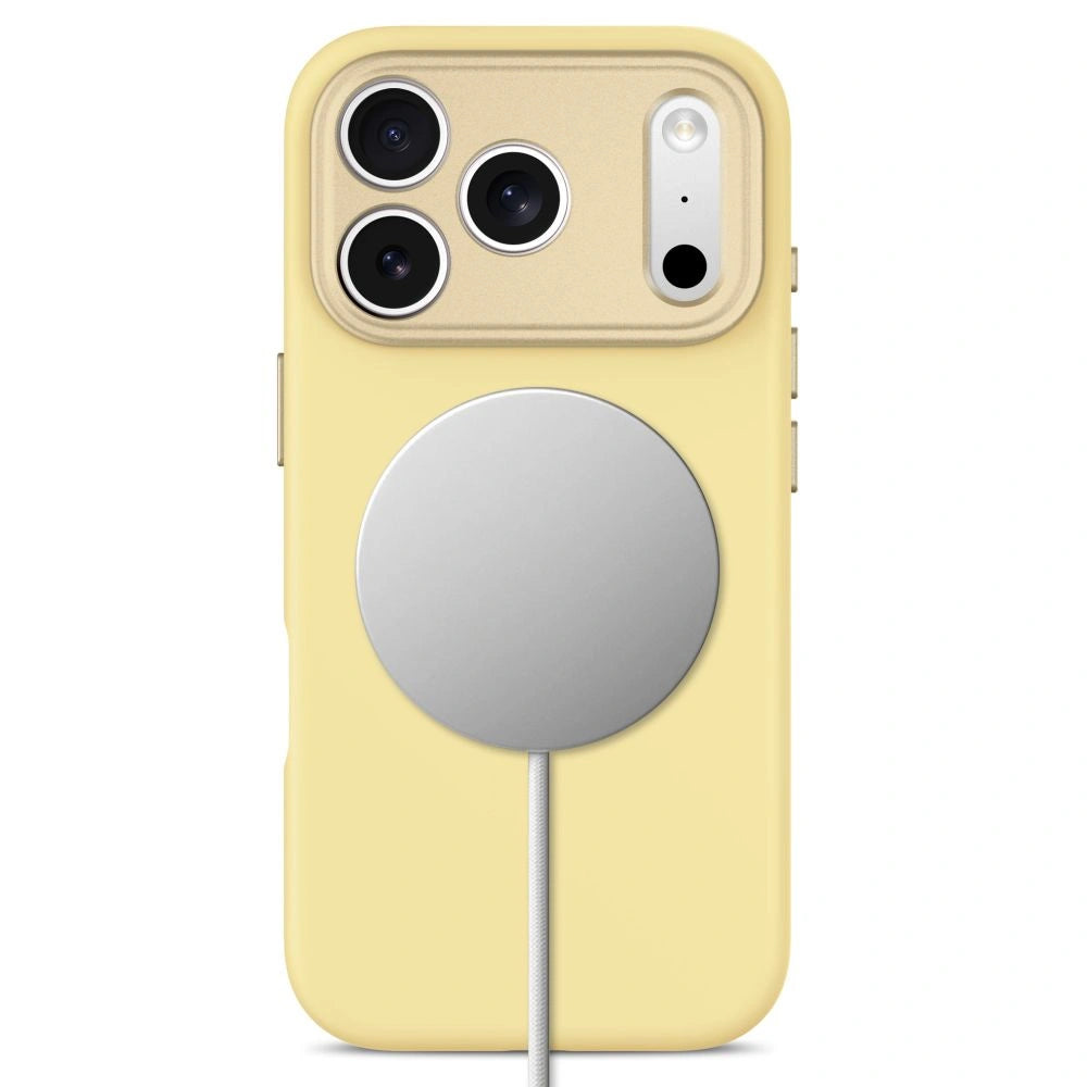 Etui Tech-Protect Uniq MagSafe CC na iPhone 18 Pro / 17 Pro - żółte – zdjęcie 4