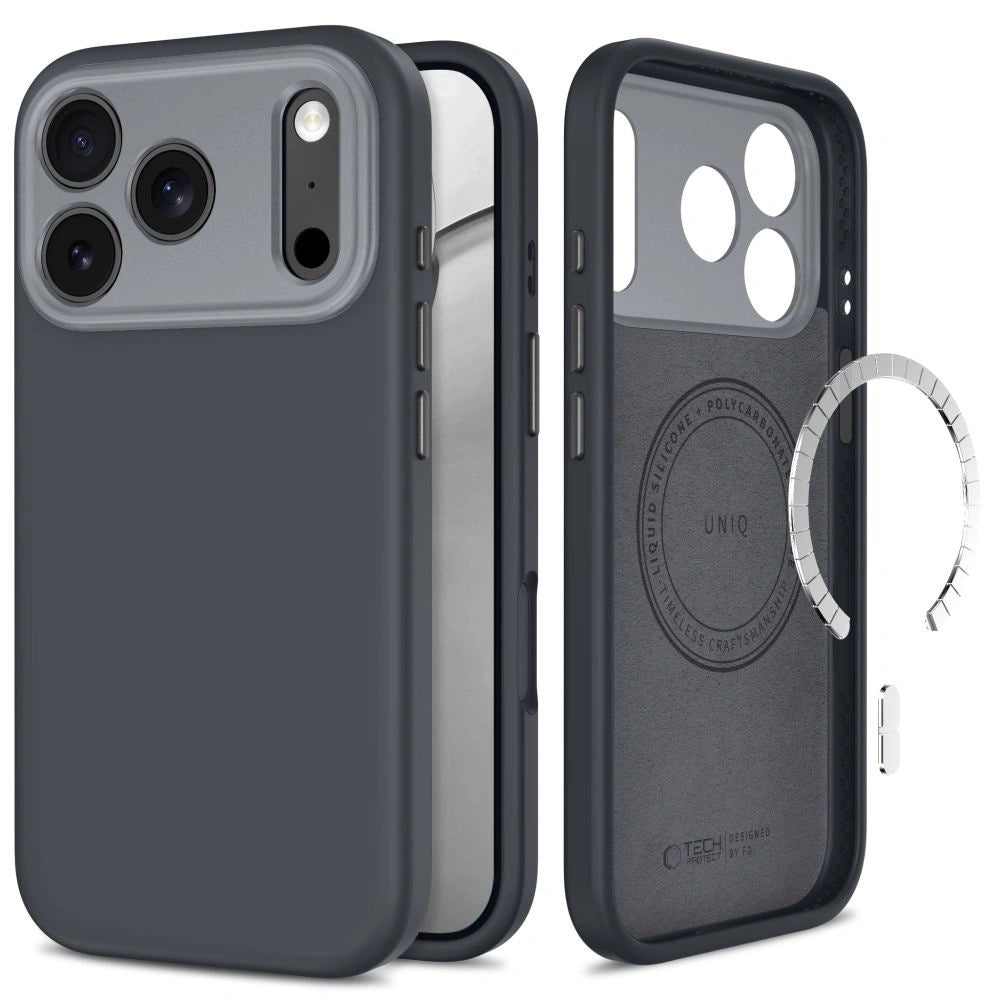 Etui Tech-Protect Uniq na iPhone 18 Pro Max / 17 Pro Max - grafitowe