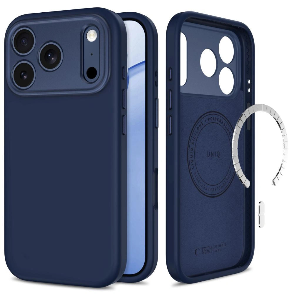 Etui Tech-Protect Uniq na iPhone 18 Pro Max / 17 Pro Max - granatowe