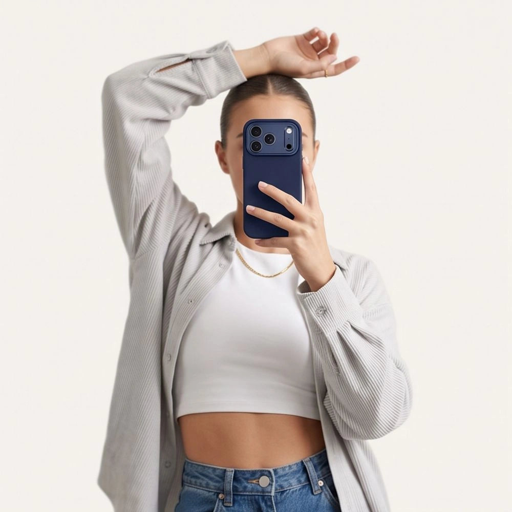 Etui Tech-Protect Uniq na iPhone 18 Pro Max / 17 Pro Max - granatowe – zdjęcie 5