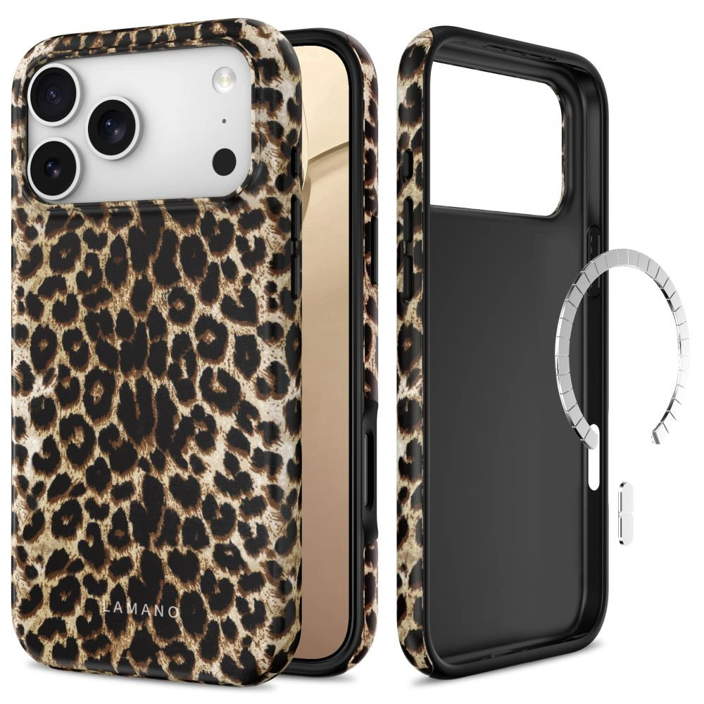 Etui Tech-Protect Lamano na iPhone 18 Pro Max / 17 Pro Max - czarno-beżowe