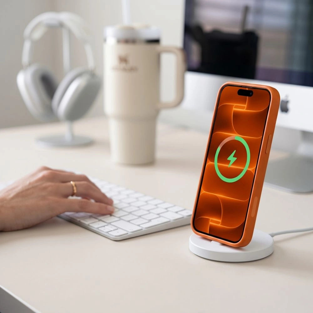 Etui Tech-Protect Magmat na iPhone 18 Pro / 17 Pro - pomarańczowe matowe – zdjęcie 5