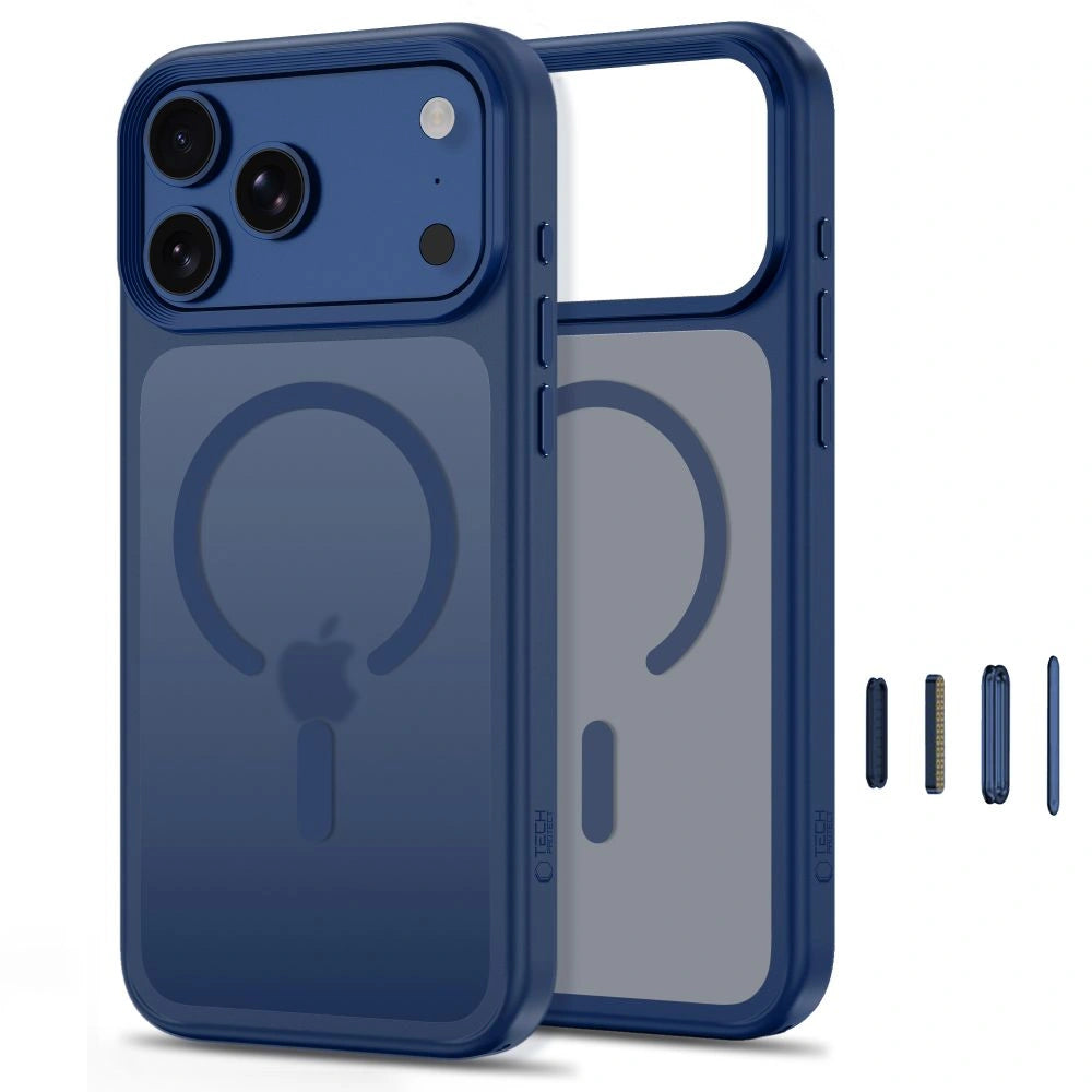 Etui Tech-Protect na iPhone 18 Pro Max / 17 Pro Max - granatowe matowe – zdjęcie 2