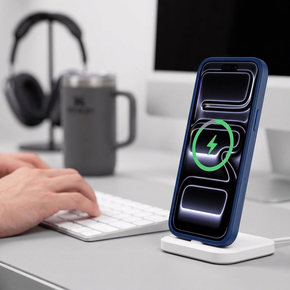 Etui Tech-Protect na iPhone 18 Pro Max / 17 Pro Max - granatowe matowe – zdjęcie 9