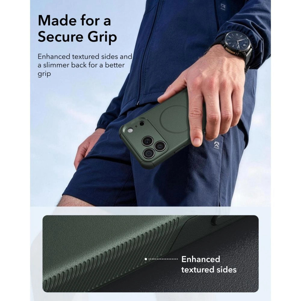 Etui ESR Cyber Tough MagSafe na iPhone 18 Pro Max / 17 Pro Max - zielone – zdjęcie 5