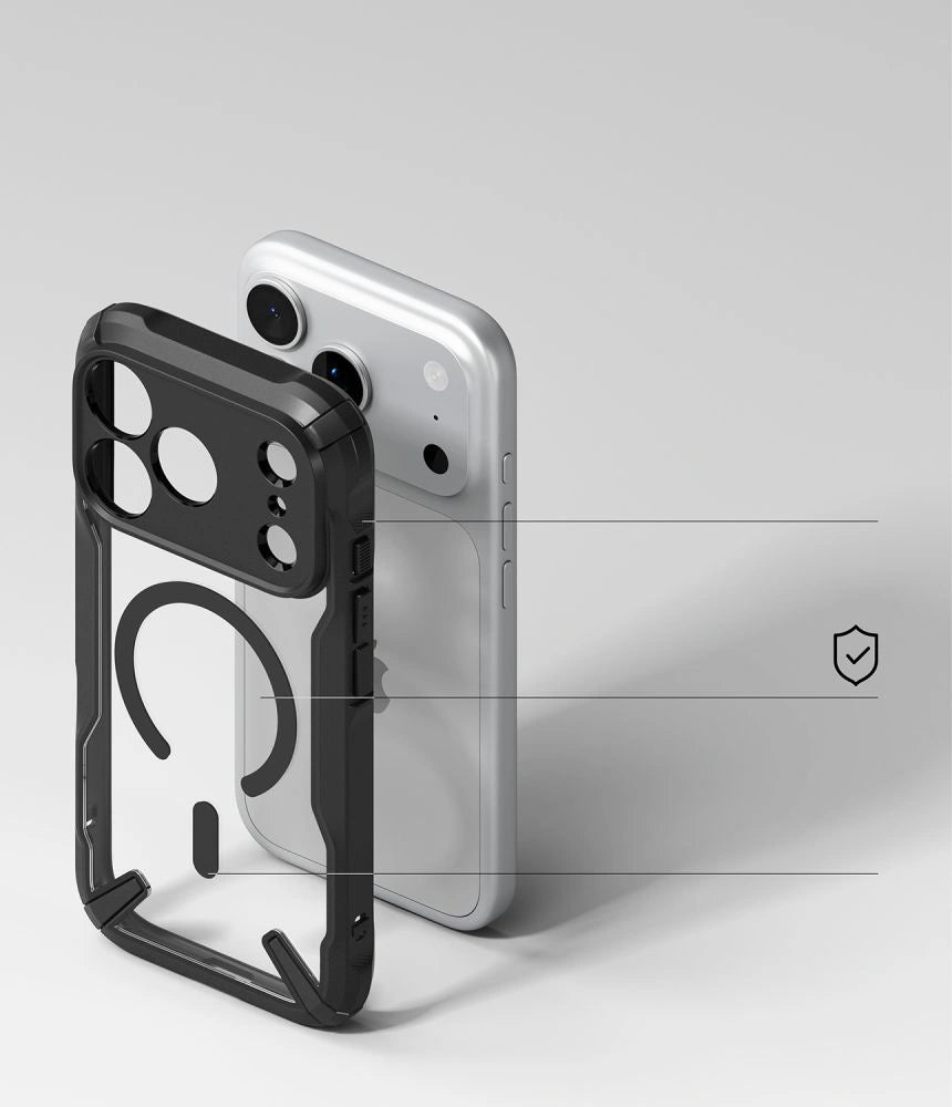 Etui Ringke Fusion X Magnetic na iPhone 18 Pro Max / 17 Pro Max - czarne – zdjęcie 7