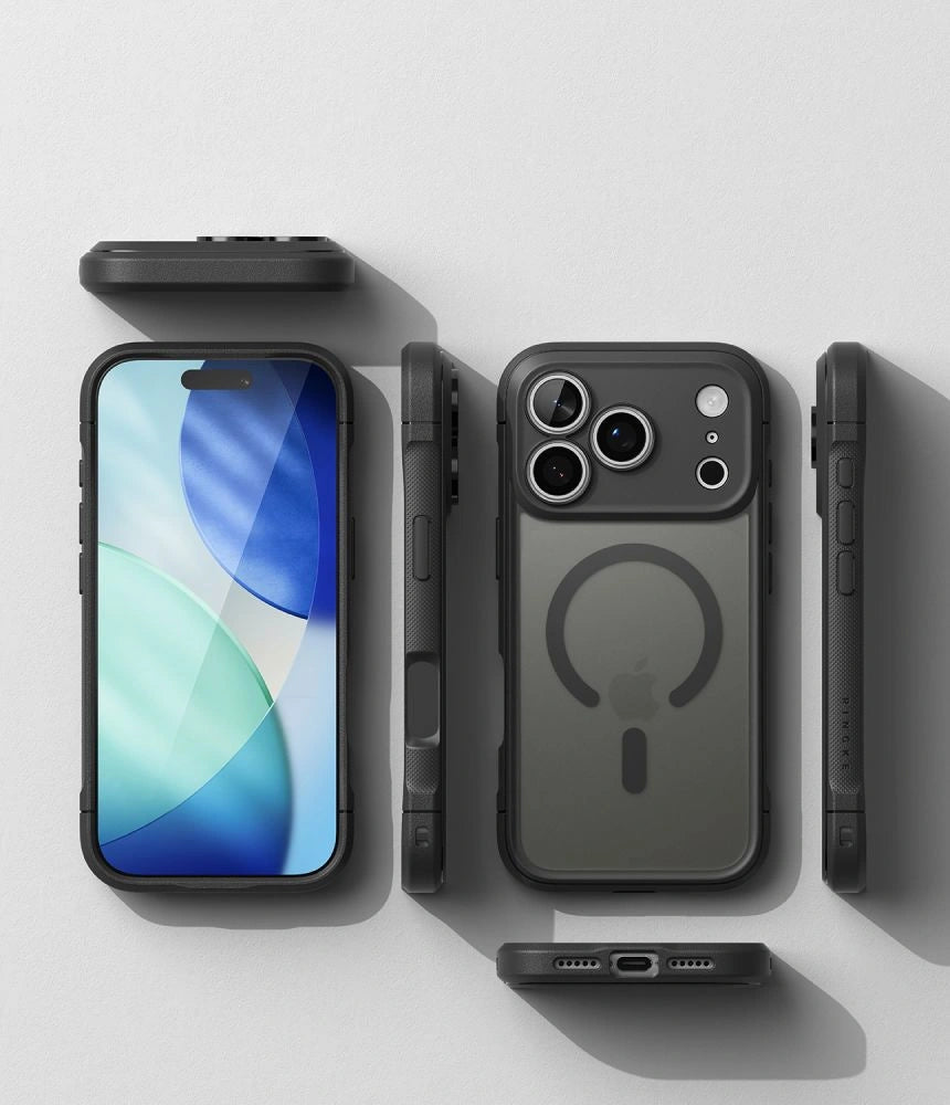 Etui Ringke Fusion Bold Magnetic na iPhone 18 Pro / 17 Pro - czarne matowe – zdjęcie 6