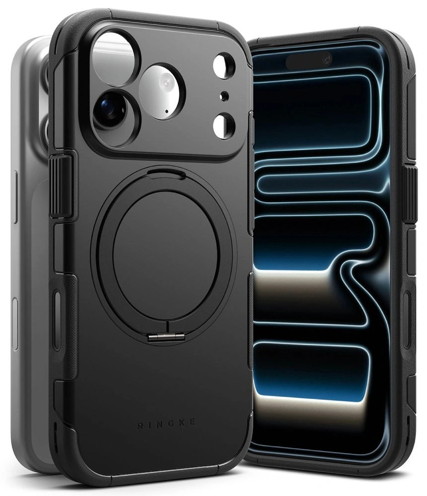 Etui Ringke Alles MagSafe na iPhone 18 Pro / 17 Pro - czarne – zdjęcie 3