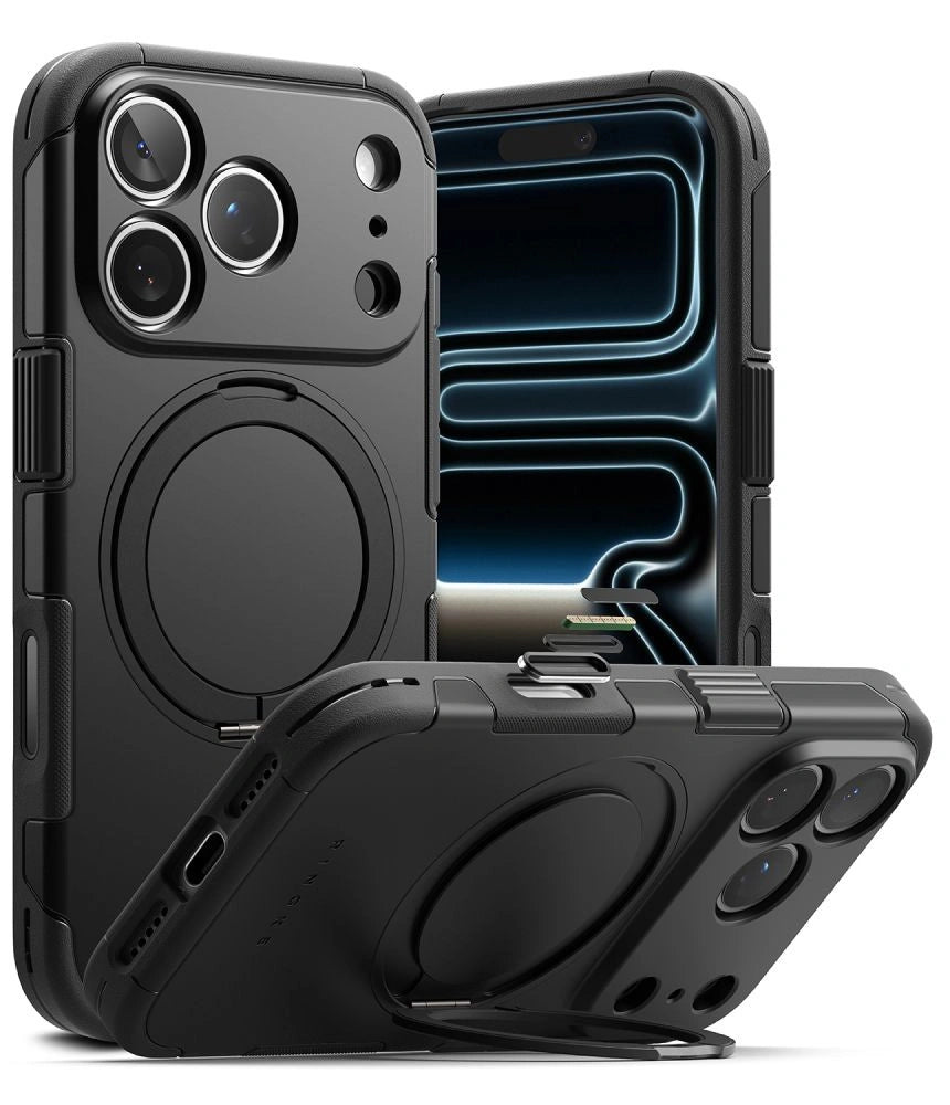 Etui Ringke Alles MagSafe na iPhone 18 Pro / 17 Pro - czarne – zdjęcie 4