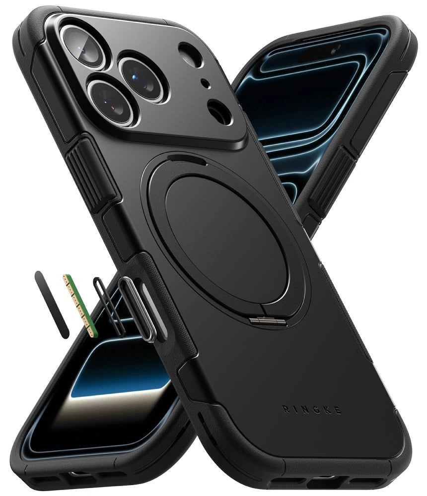 Etui Ringke Alles MagSafe na iPhone 18 Pro / 17 Pro - czarne – zdjęcie 6