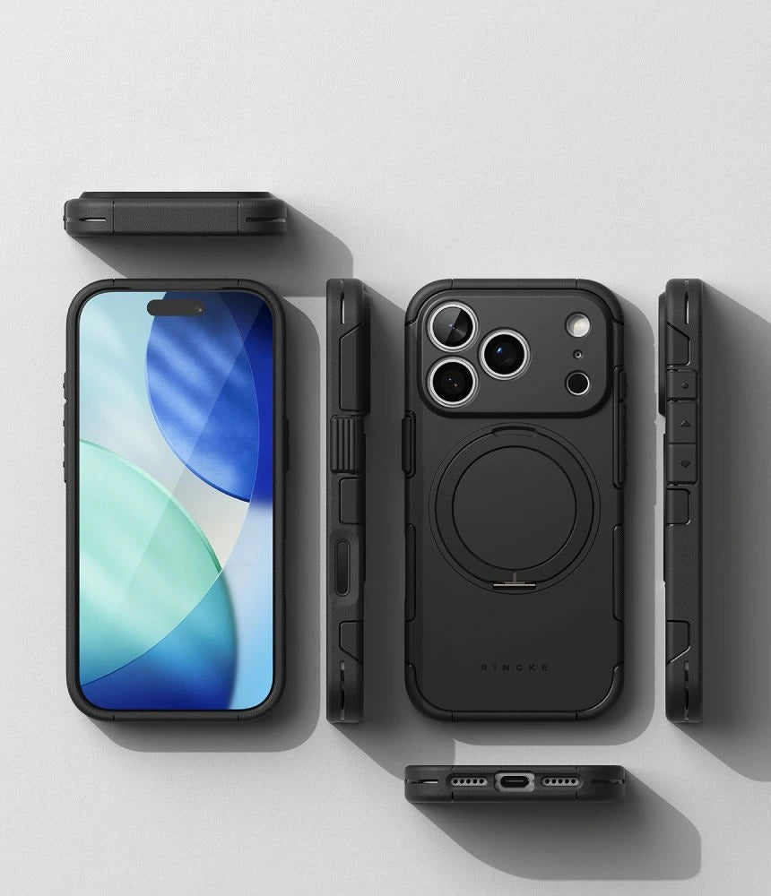 Etui Ringke Alles MagSafe na iPhone 18 Pro / 17 Pro - czarne – zdjęcie 7