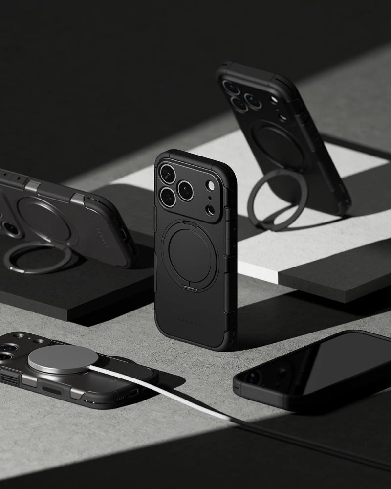 Etui Ringke Alles MagSafe na iPhone 18 Pro / 17 Pro - czarne – zdjęcie 9