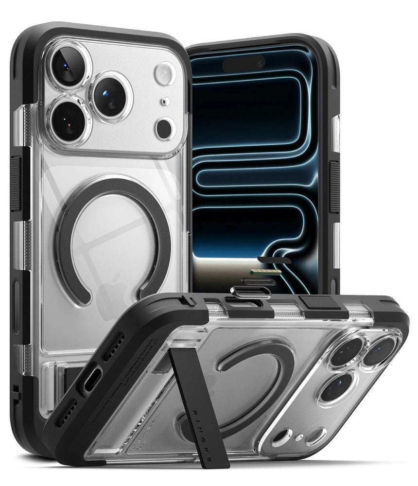 Etui Ringke UX Magnetic na iPhone 18 Pro / 17 Pro - przezroczyste