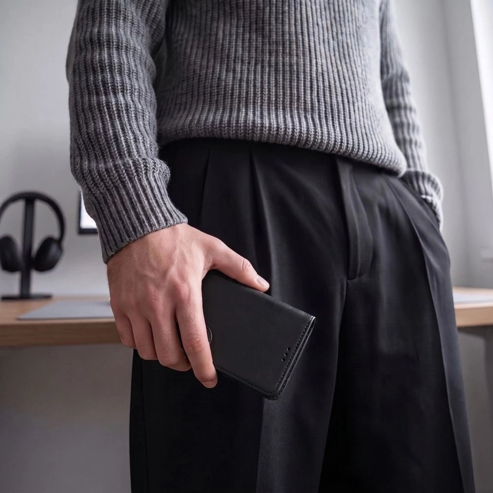 Etui Tech-Protect Wallet na Xiaomi Redmi Note 17 Pro 5G - czarne matowe – zdjęcie 7