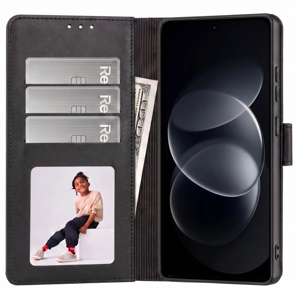 Etui Tech-Protect Wallet na Xiaomi Redmi Note 17 Pro Max 5G - czarne matowe – zdjęcie 2