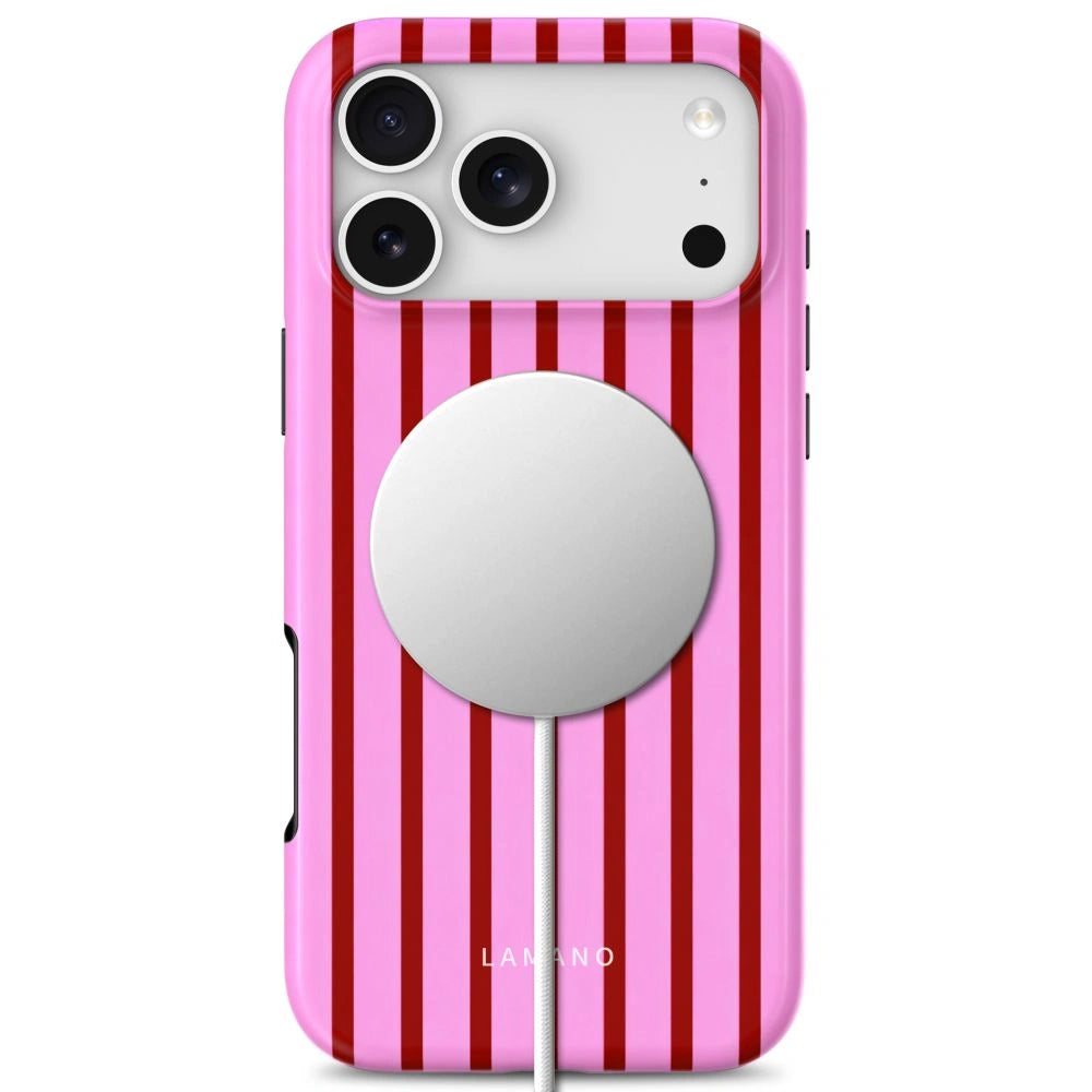 Etui Tech-Protect Lamano na iPhone 18 Pro / 17 Pro - różowo-czerwone – zdjęcie 4