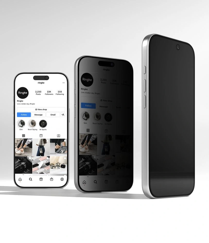 Szkło hartowane Ringke Easy Slide Privacy 2-Pack na iPhone 18 Pro Max – zdjęcie 3