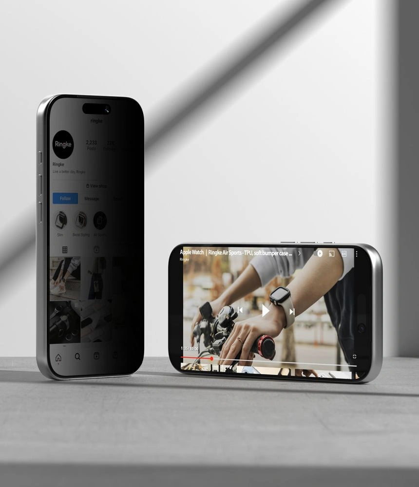 Szkło hartowane Ringke Easy Slide Privacy 2-Pack na iPhone 18 Pro Max – zdjęcie 4