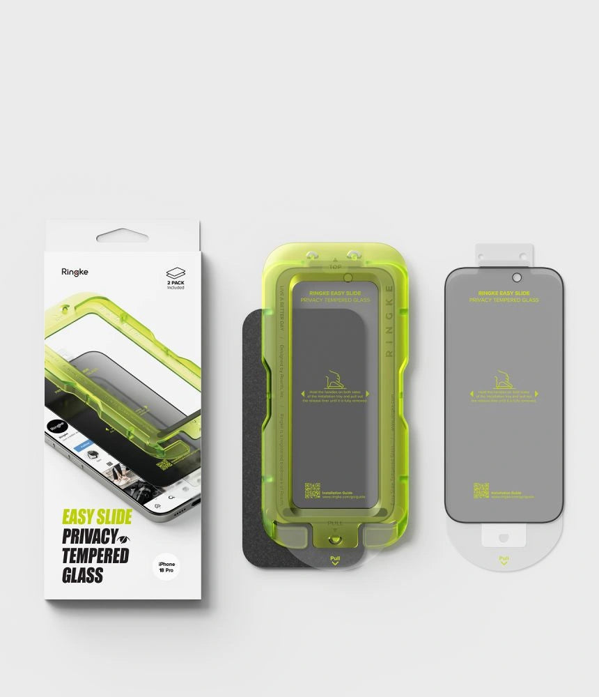 Szkło hartowane Ringke Easy Slide Privacy 2-Pack na iPhone 18 Pro Max – zdjęcie 6