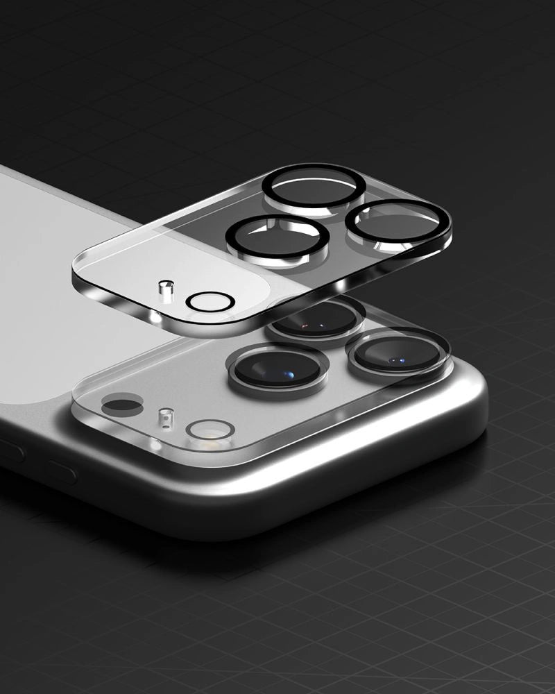 Szkło hartowane na wyspe aparatu Ringke Camera na iPhone 18 Pro - czarne – zdjęcie 5