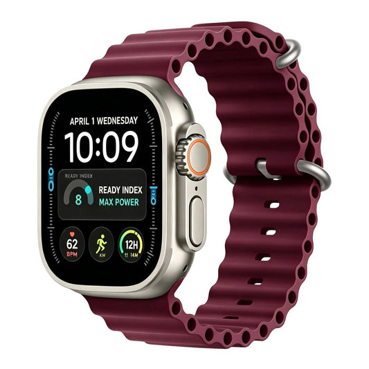 Pasek Tech-Protect Iconband Pro na Apple Watch 44 / 45 / 46 / 49 mm - burgundowy