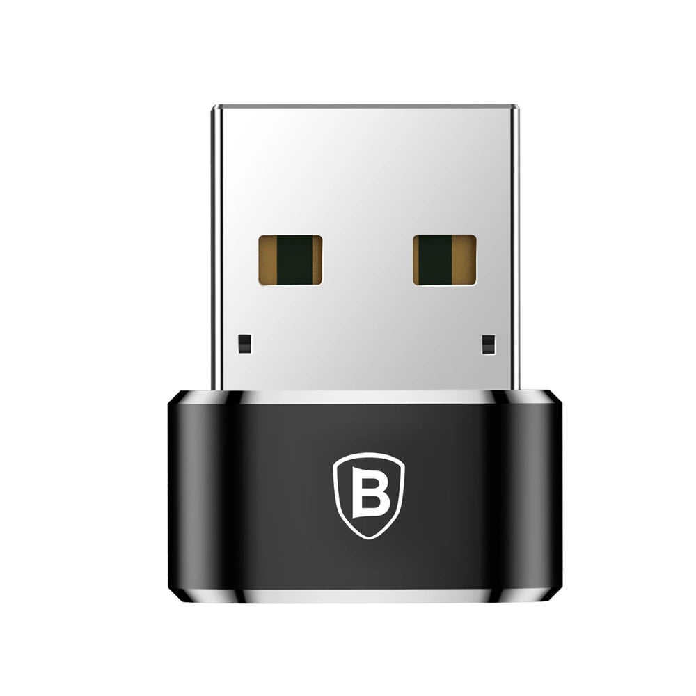 Adapter Baseus Mini przejściówka z USB-C na USB-A - czarny – zdjęcie 2