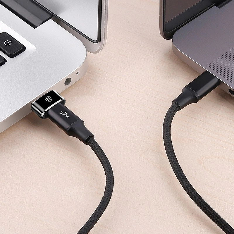 Adapter Baseus Mini przejściówka z USB-C na USB-A - czarny – zdjęcie 15