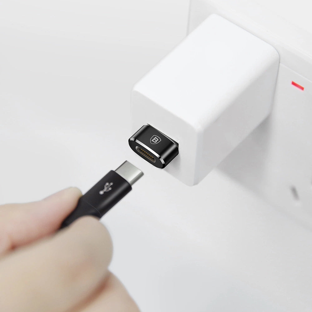 Adapter Baseus Mini przejściówka z USB-C na USB-A - czarny – zdjęcie 10
