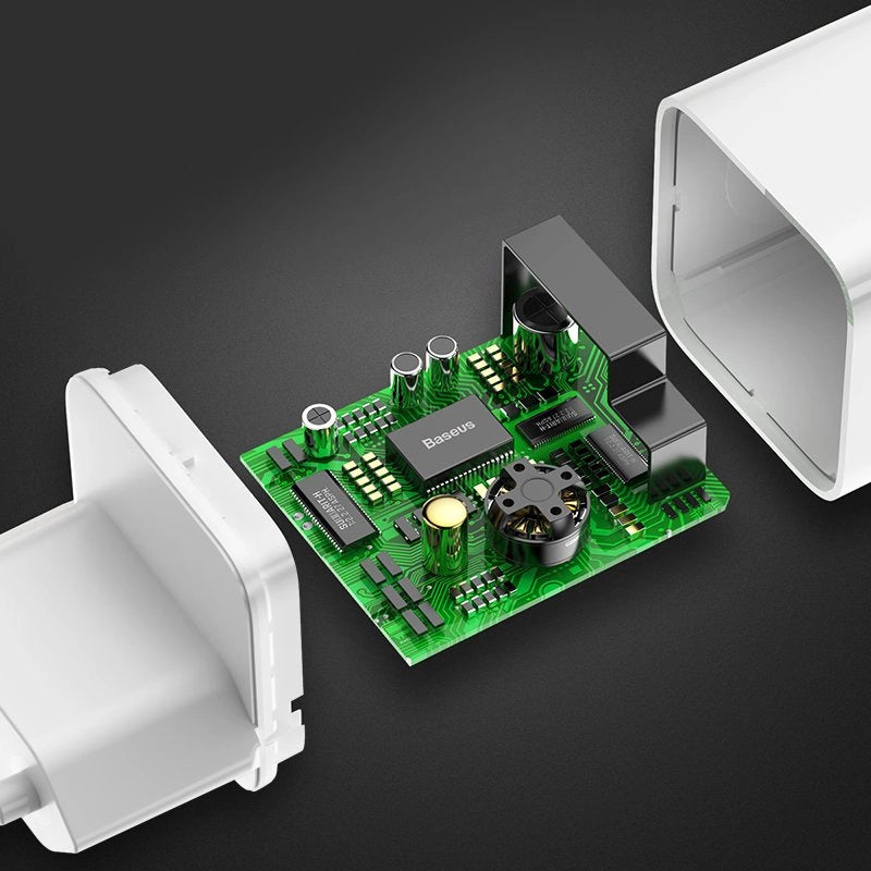 Ładowarka Baseus Charging Quick Charger CCALL-BX02 sieciowa USB-A - biała