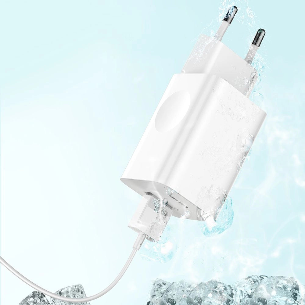 Ładowarka Baseus Charging Quick Charger CCALL-BX02 sieciowa USB-A - biała