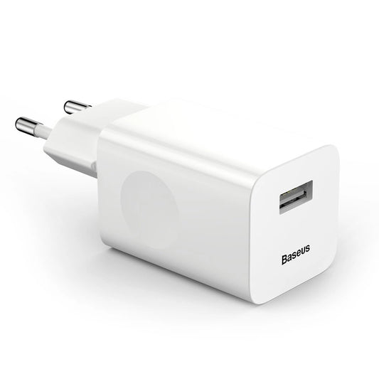 Ładowarka Baseus Charging Quick Charger CCALL-BX02 sieciowa USB-A - biała