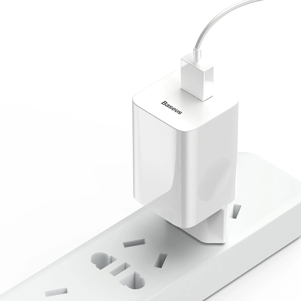 Ładowarka Baseus Charging Quick Charger CCALL-BX02 sieciowa USB-A - biała