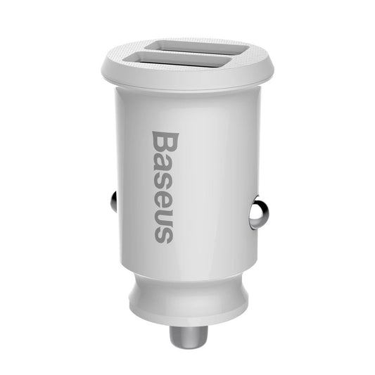 Mini ładowarka Baseus Grain Car Charger CCALL-ML02 samochodowa 2x - biała