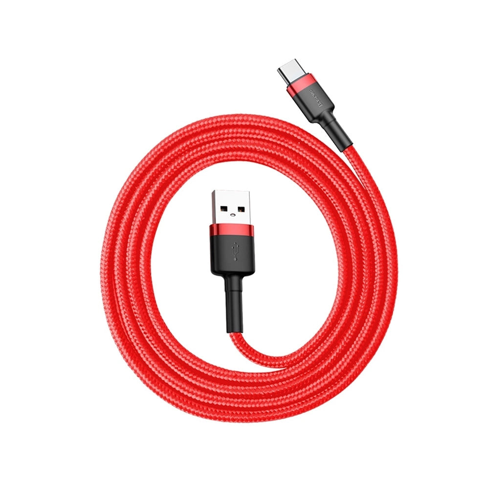 Kabel Baseus Cafule USB-A / USB-C QC 3.0 3A 1 m - czerwony – zdjęcie 8