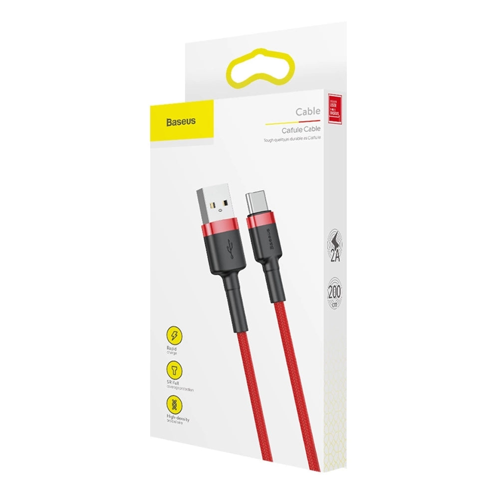 Baseus Cafule Cable wytrzymały nylonowy kabel przewód USB / USB-C QC3.0 2A