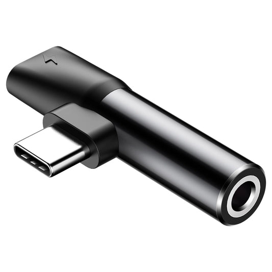 Baseus Audio na port USB-C + gniazdo słuchawkowe 3,5 mm czarny (CATL41-01)