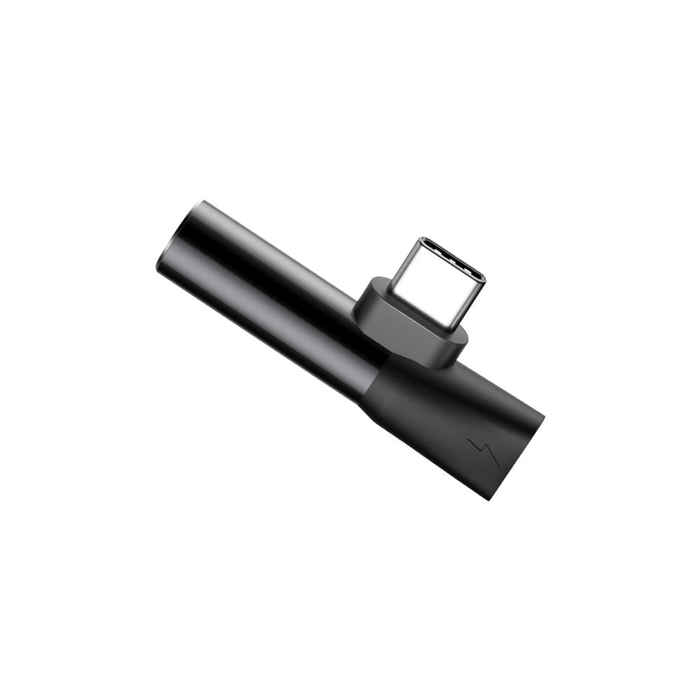 Baseus Audio na port USB-C + gniazdo słuchawkowe 3,5 mm czarny (CATL41-01)
