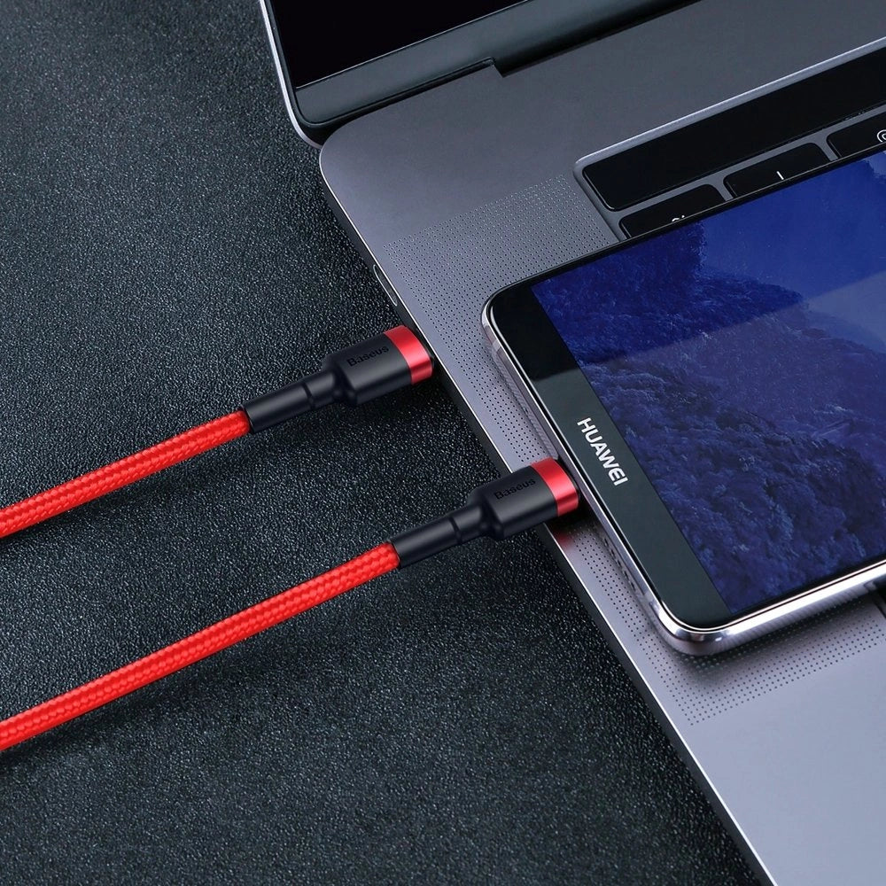 Kabel Baseus CATKLF-H91 USB-C - USB-C PD QC 60W 3A 480Mb/s 2m